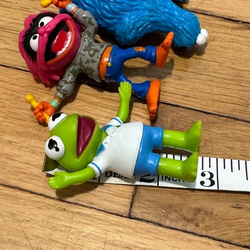 Sesame Street Muppets Figures‎ Oscar Cookie Monster Kermit Animal Toy Set Retro